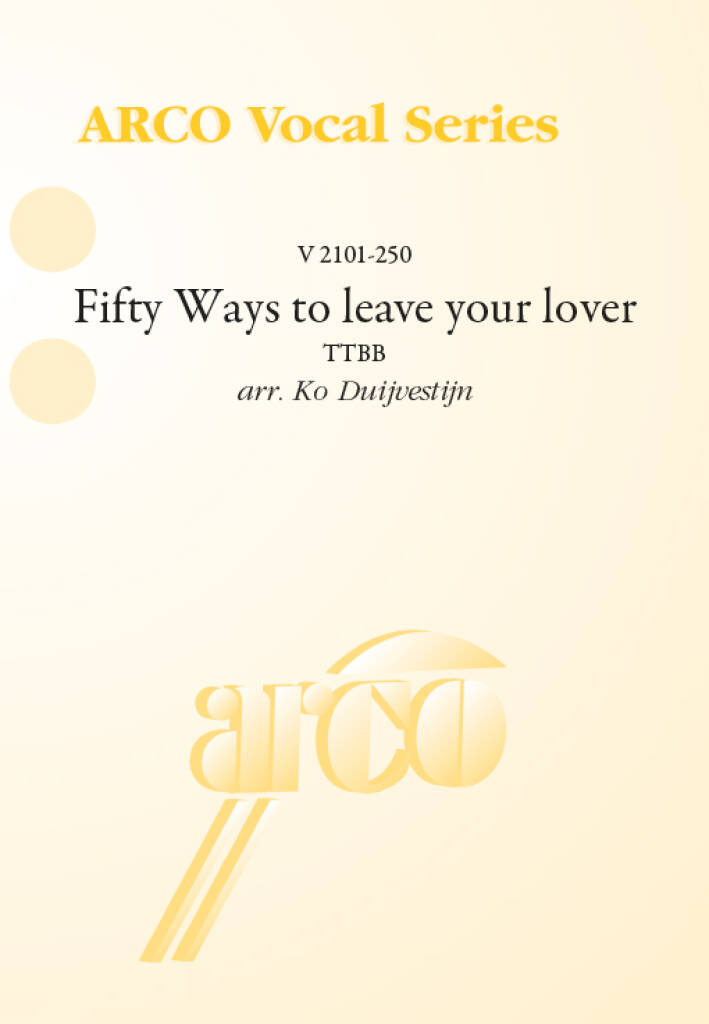 Fifty Ways to leave your lover